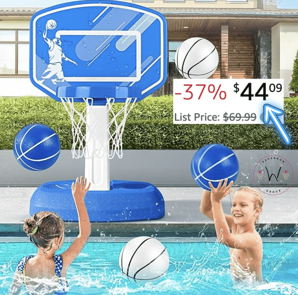 Swimming Pool Basketball Hoop Game!
